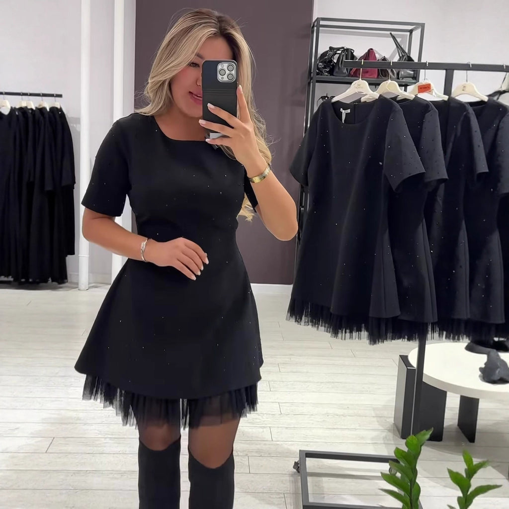 Priscilla - Vestido com Tule