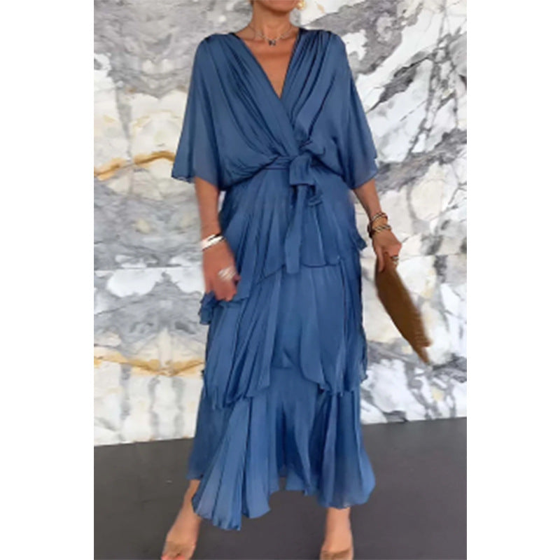 Élan – Vestido Fluido com Camadas