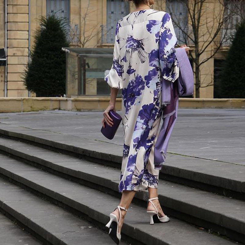 Selena™- Vestido Fluido e Sofisticado