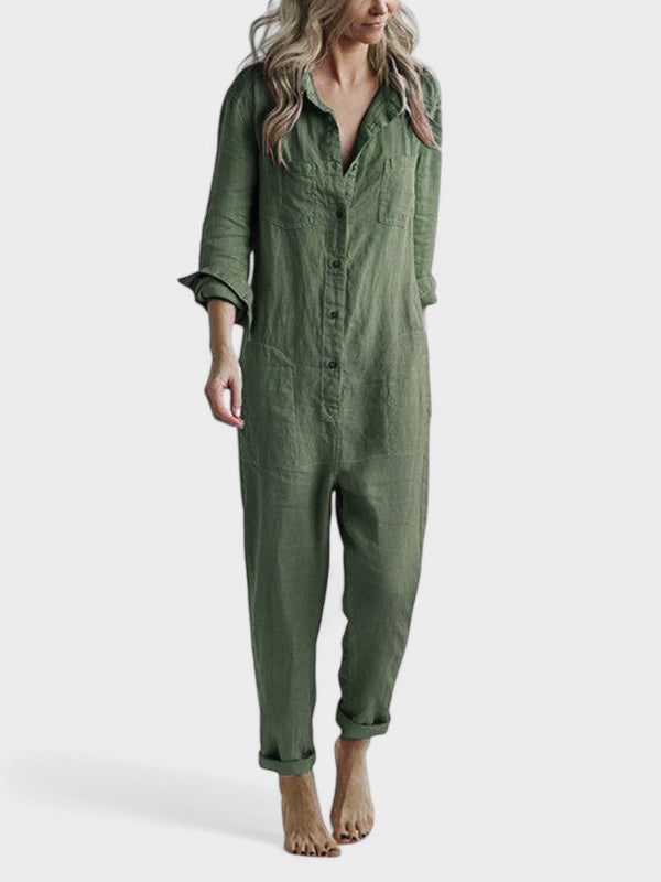 Nova | Macacão casual de manga longa