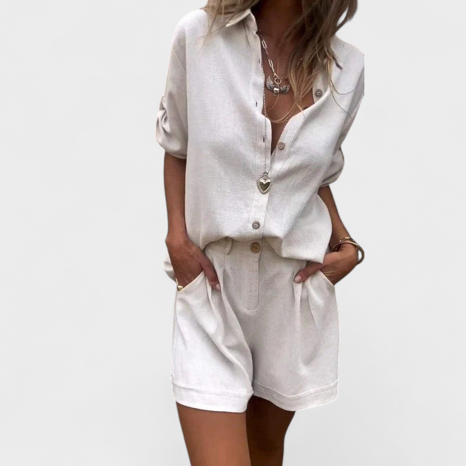 Linnea | Conjunto de linho leve