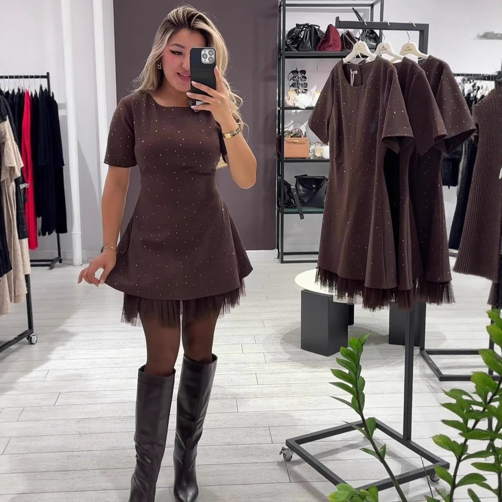 Priscilla - Vestido com Tule