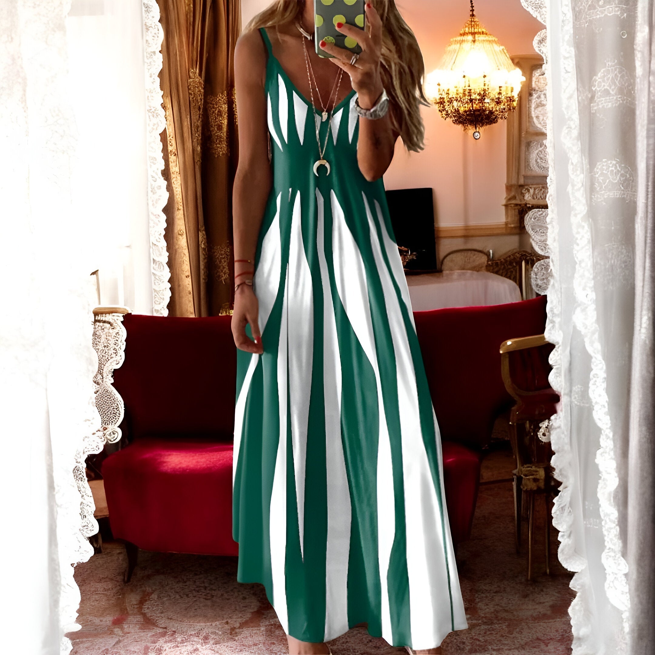 Angela™ | Vestido longo casual feito à mão