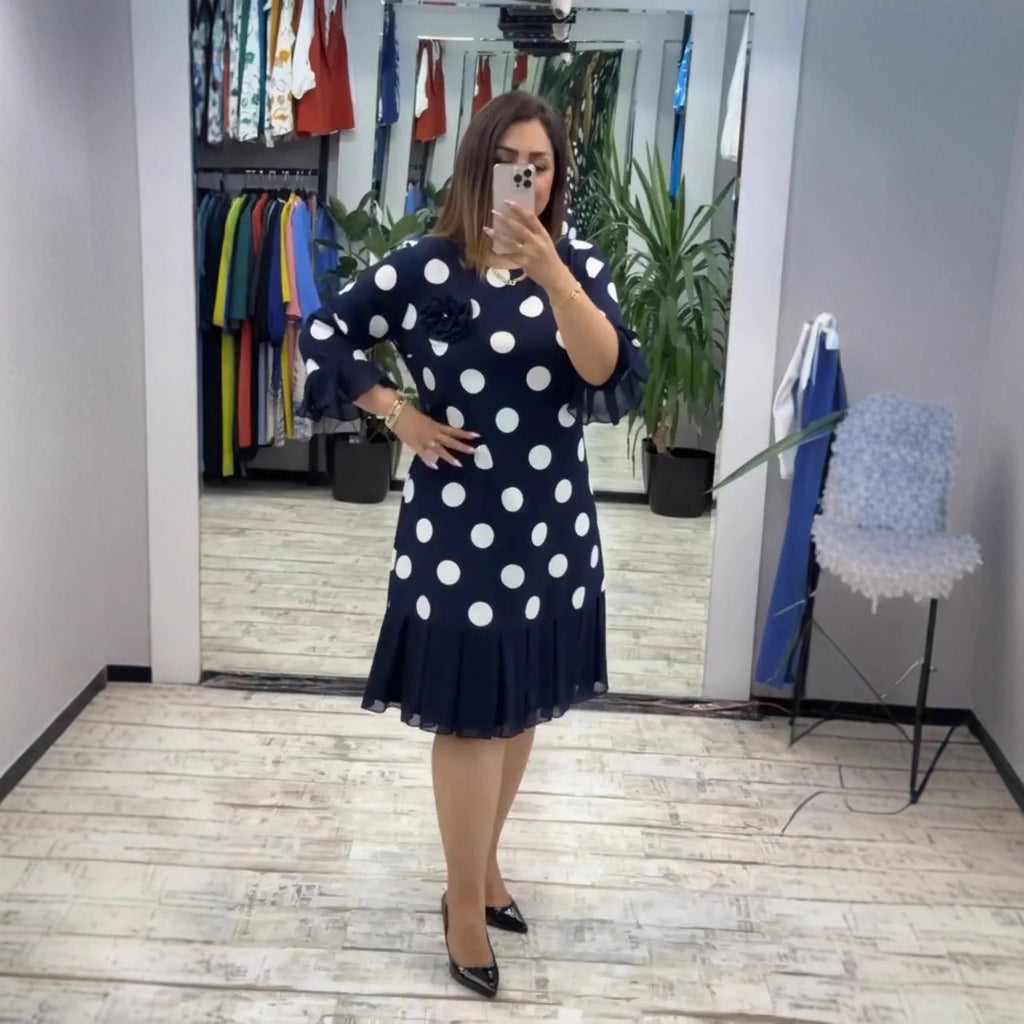 Pia – Vestido Midi Elegante e Confortável