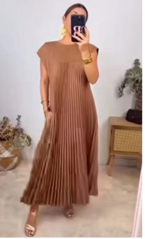 Rose – Vestido Elegante Plissado