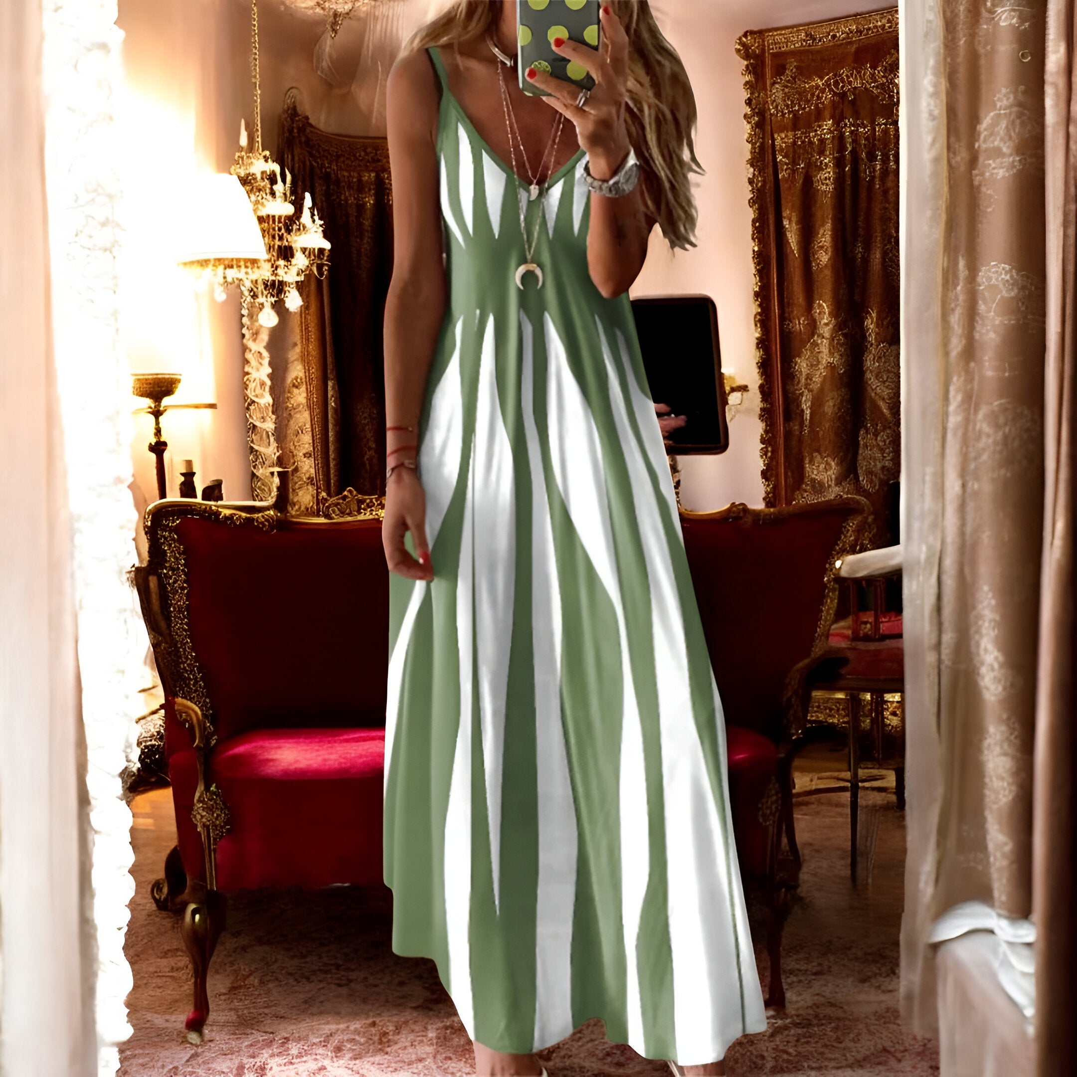 Angela™ | Vestido longo casual feito à mão