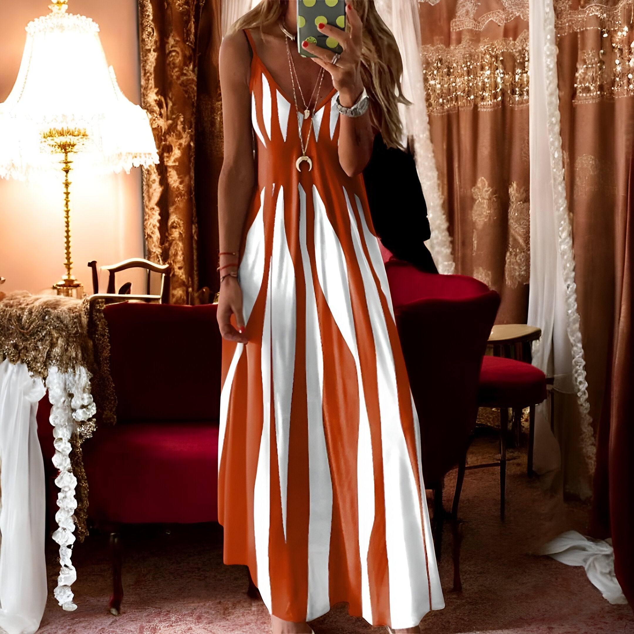 Angela™ | Vestido longo casual feito à mão