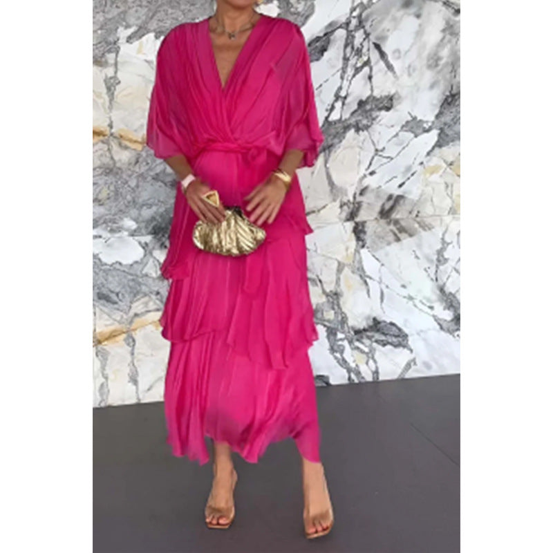 Élan – Vestido Fluido com Camadas