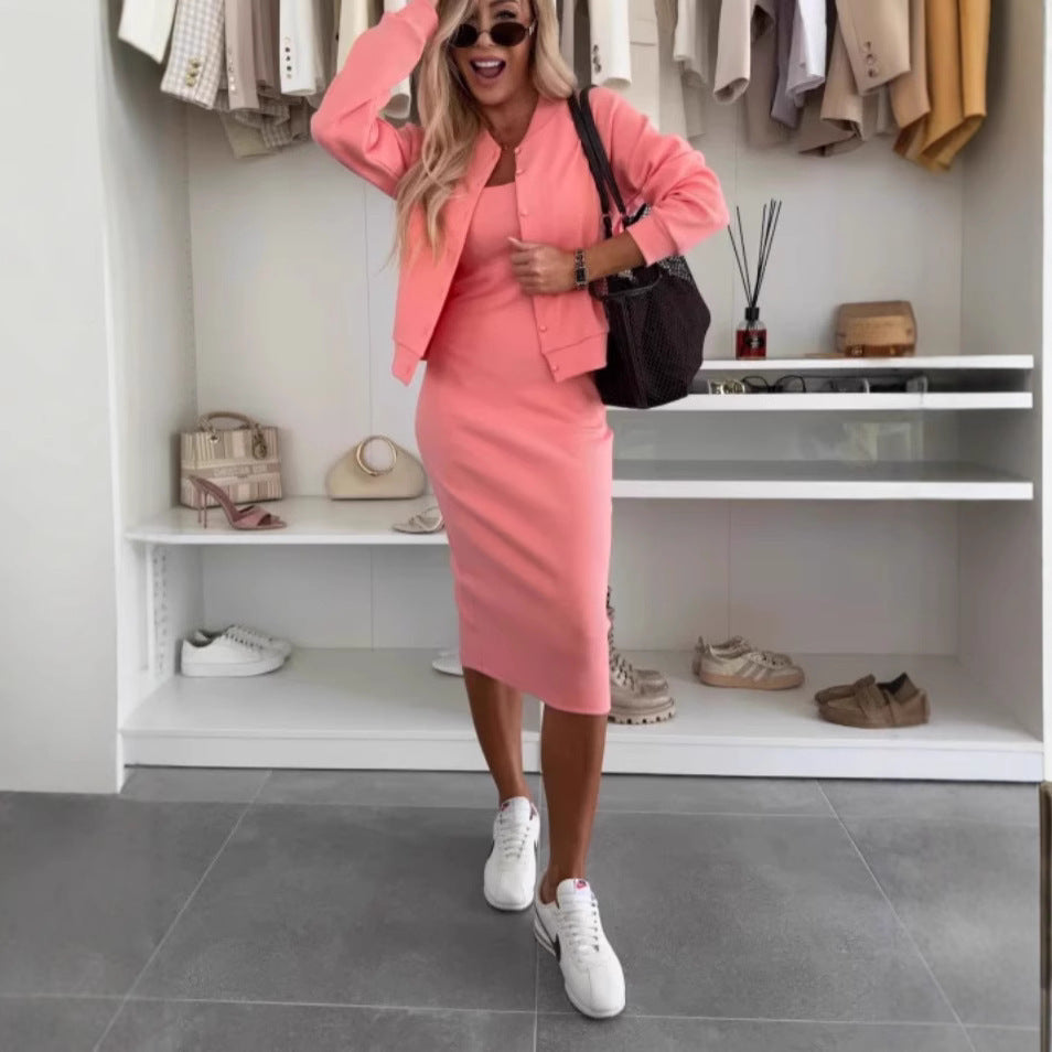 Liliana - Conjunto Vestido e Cardigan