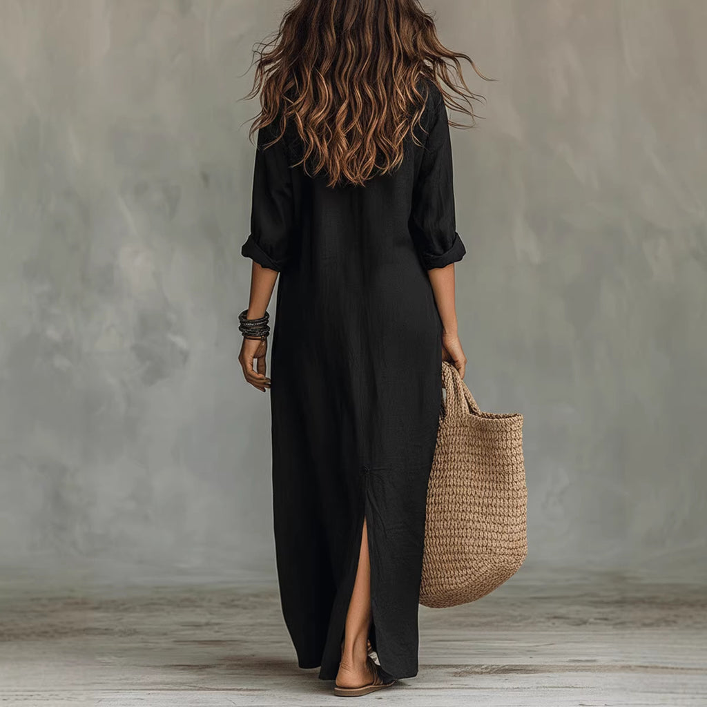 Vittoria - Vestido Maxi com Abertura