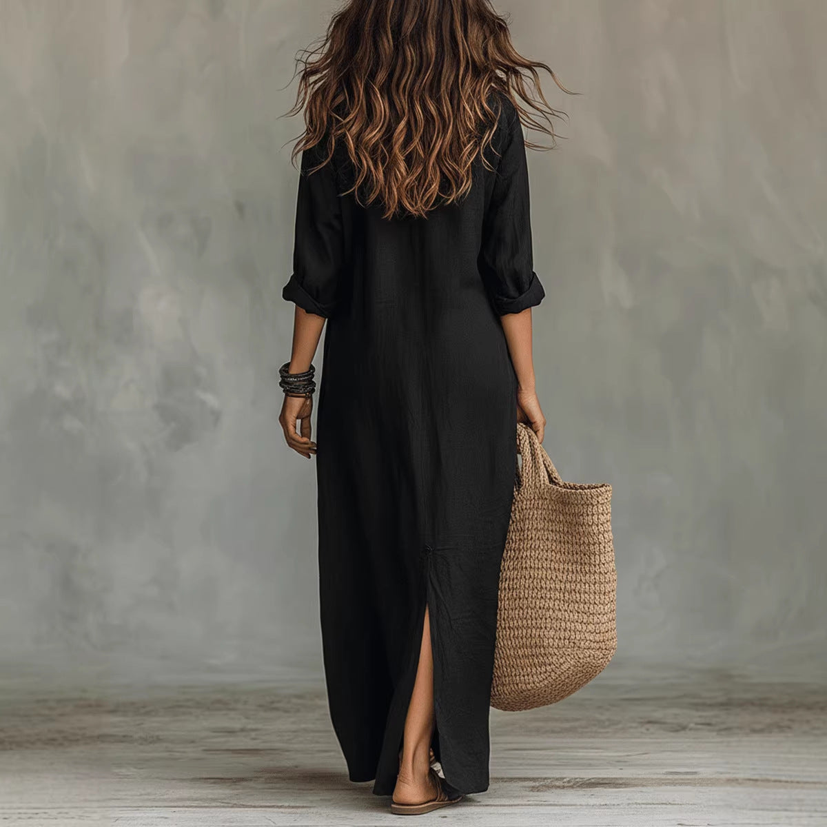 Vittoria - Vestido Maxi com Abertura
