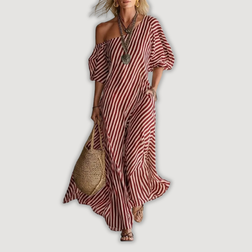 Brisa™ — Vestido Maxi Assimétrico Leve