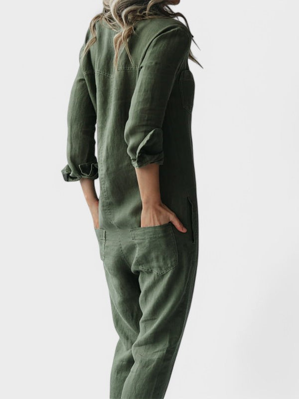 Nova | Macacão casual de manga longa