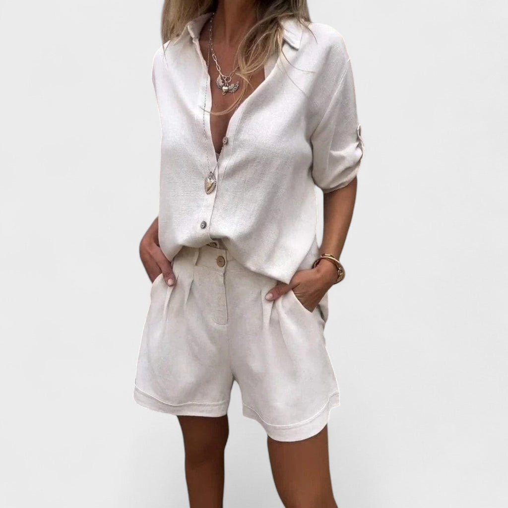 Linnea | Conjunto de linho leve