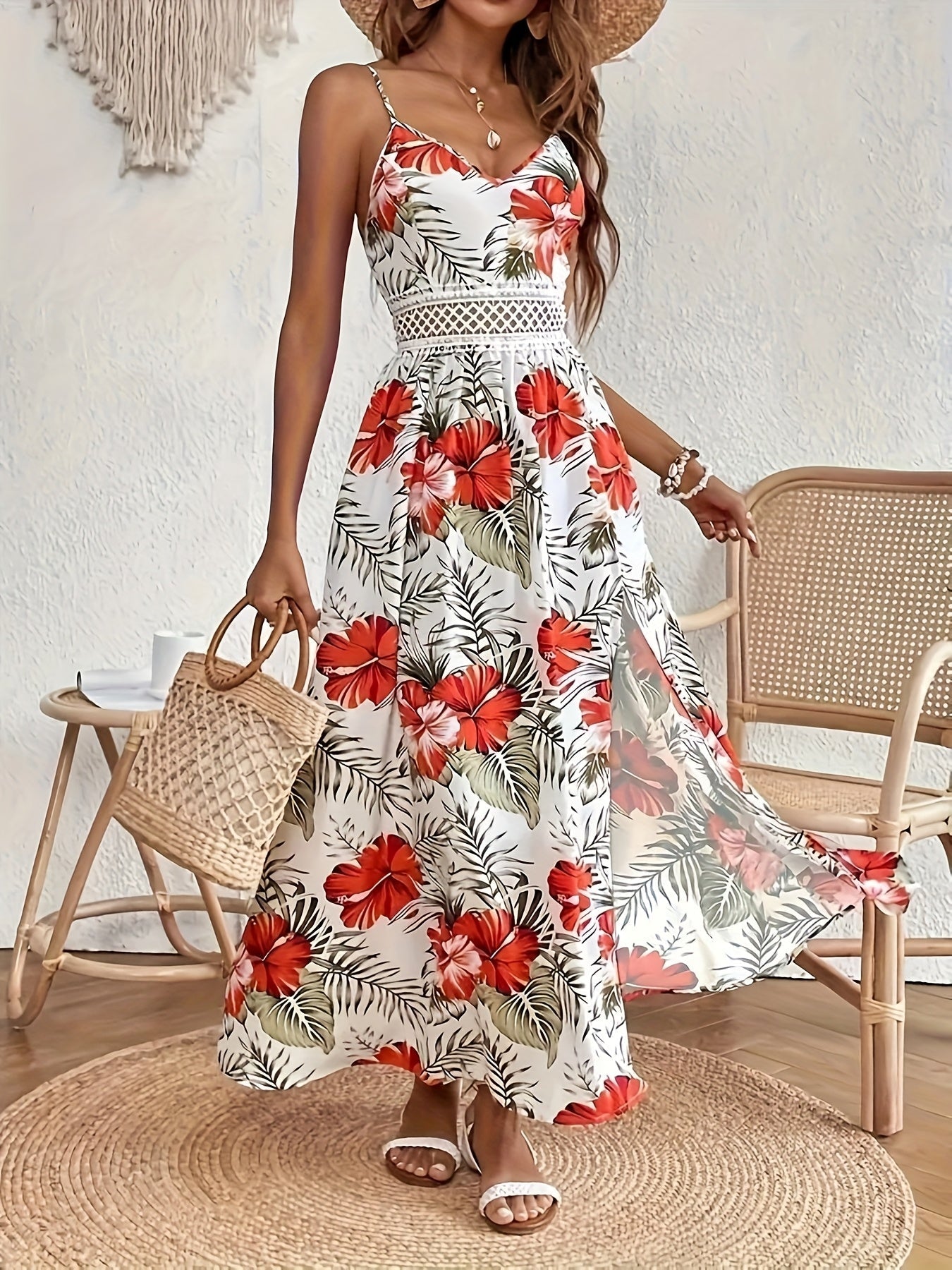 Amalia™ – Vestido Longo Boémio Floral