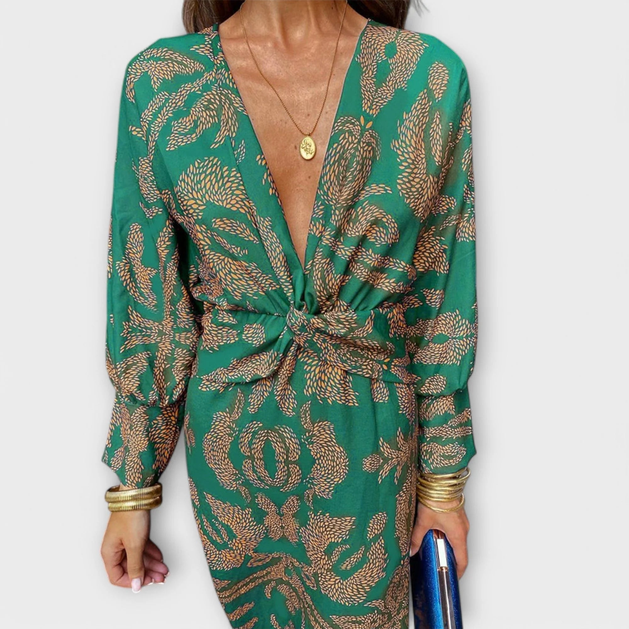 Orianna - Vestido Elegante de Manga Comprida