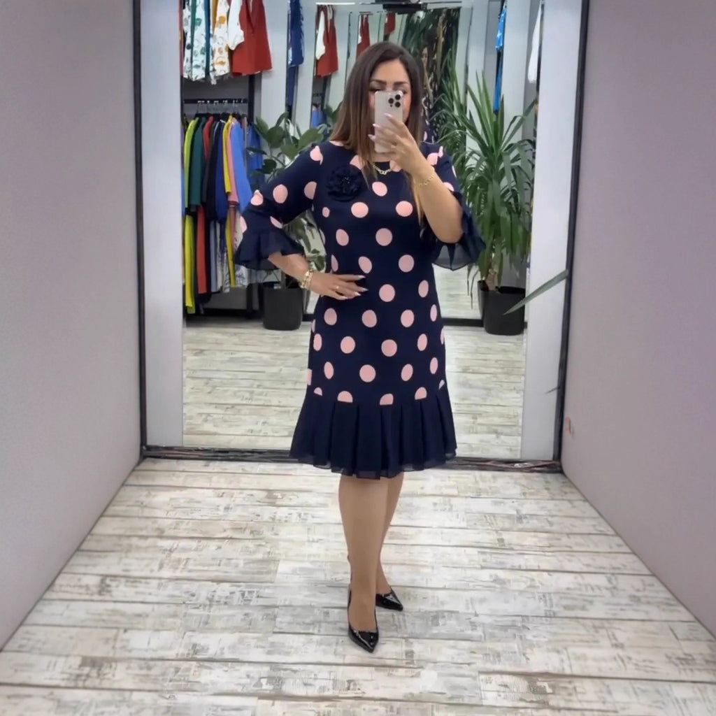 Pia – Vestido Midi Elegante e Confortável