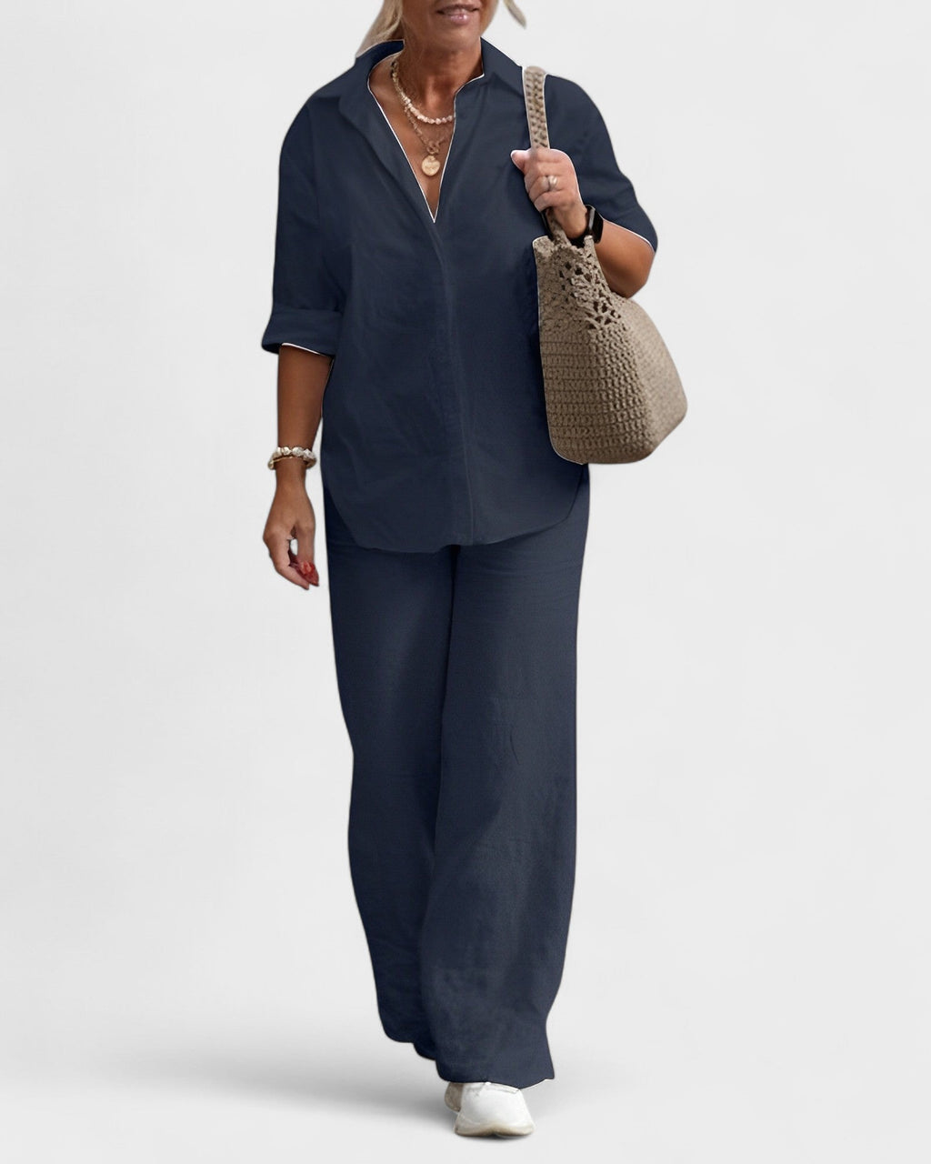 Shiva - Conjunto de Linho Confortável