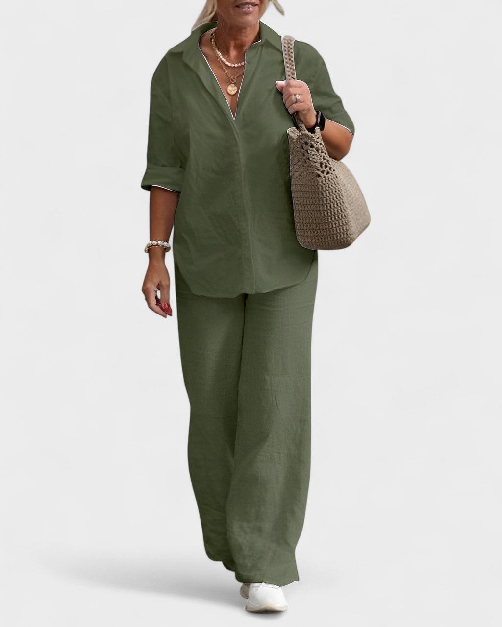 Shiva - Conjunto de Linho Confortável