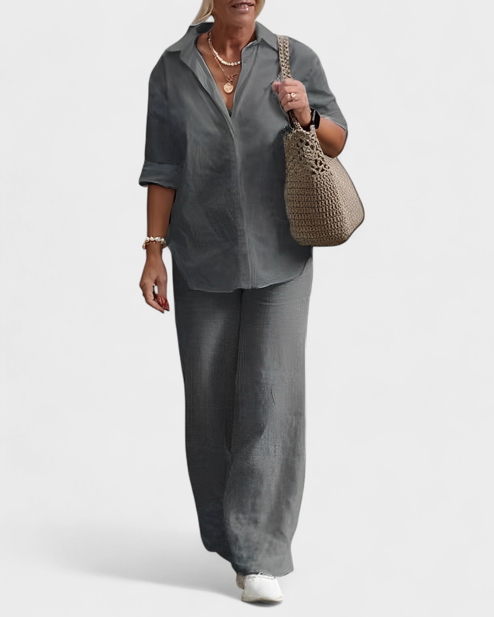 Shiva - Conjunto de Linho Confortável