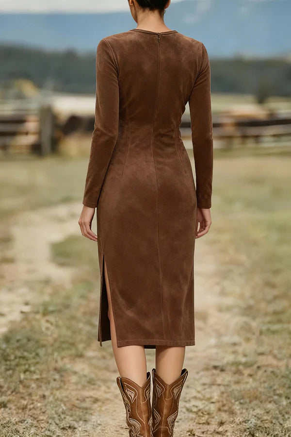 Elena – Vestido Midi com Franja