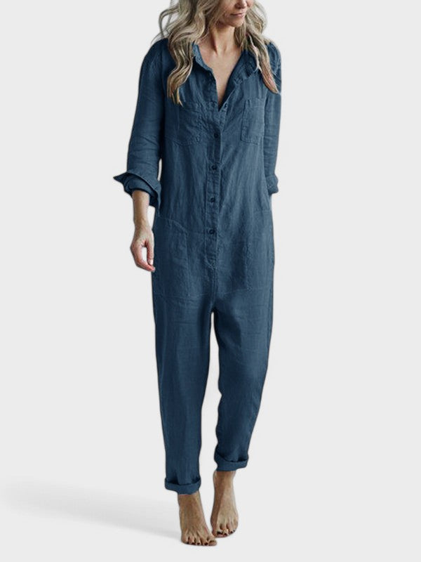 Nova | Macacão casual de manga longa