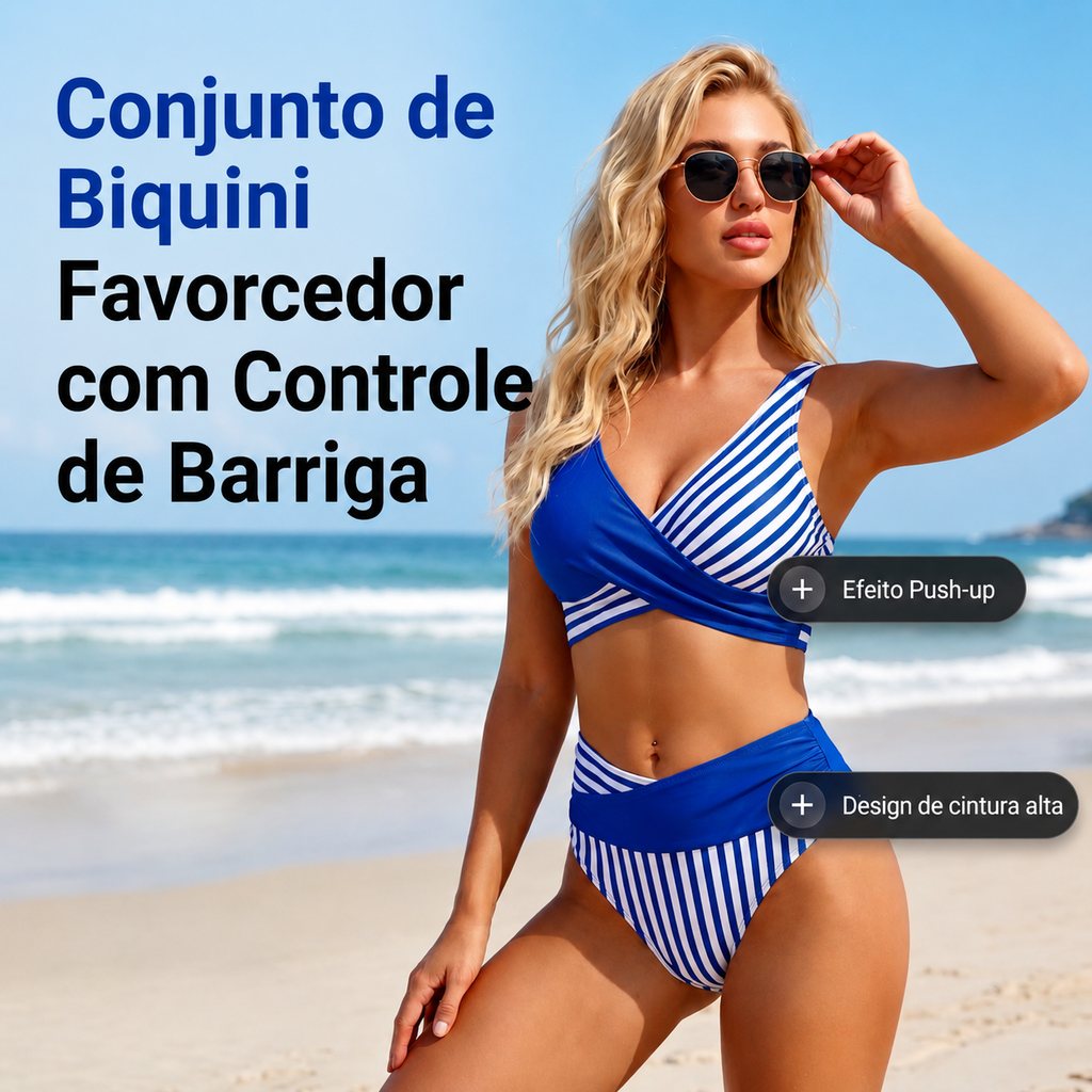 Nazaré™ - Biquíni de Duas Peças Modelador