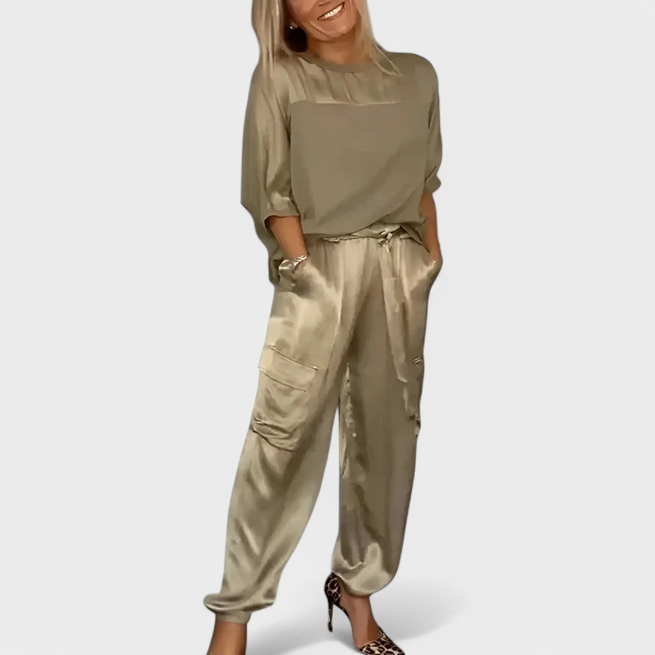 Conjunto Calça e Blusa Louise