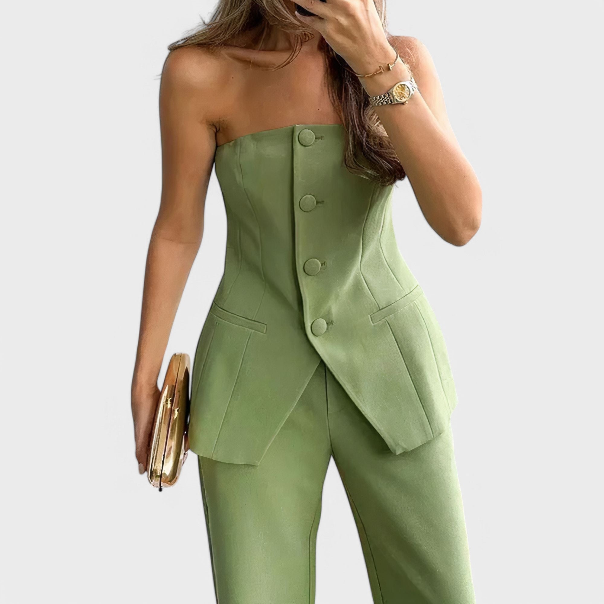 Serena | Conjunto de Top Tube e Calça