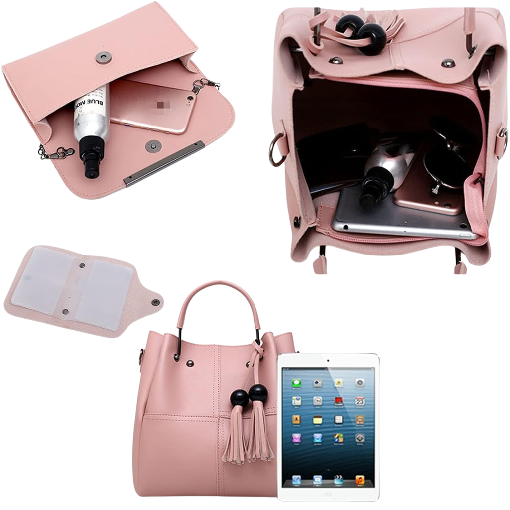 Conjunto Luxe - Bolsa + Mala Tiracolo + Carteira