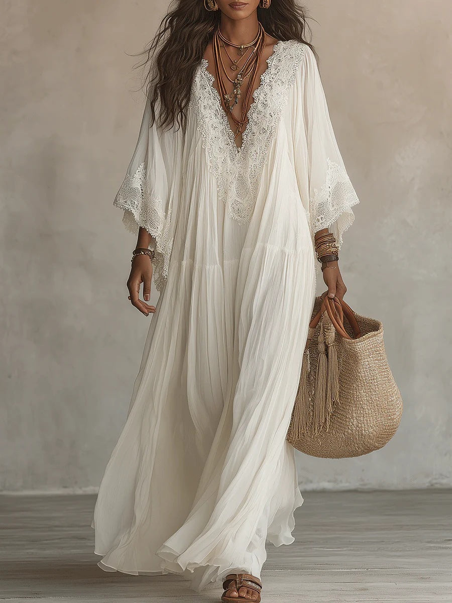 Bella™ — Vestido Maxi Boémio