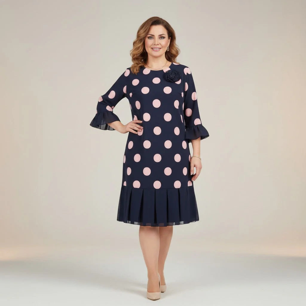 Pia – Vestido Midi Elegante e Confortável