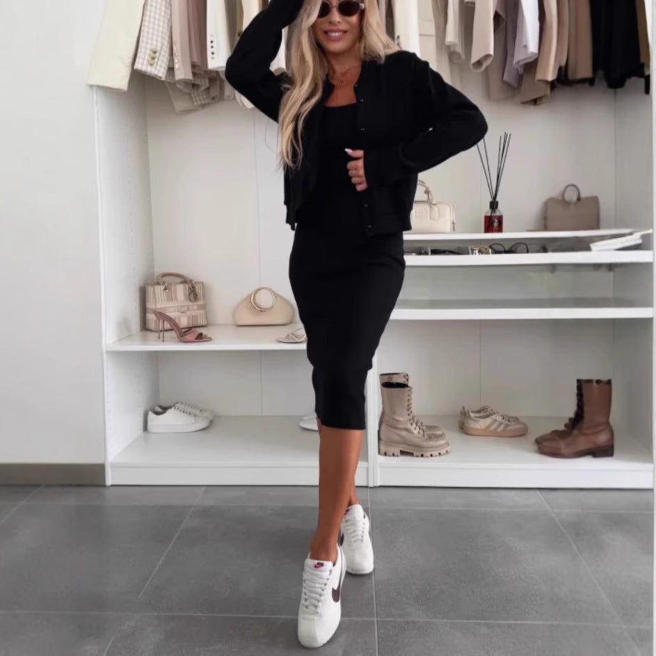 Liliana - Conjunto Vestido e Cardigan