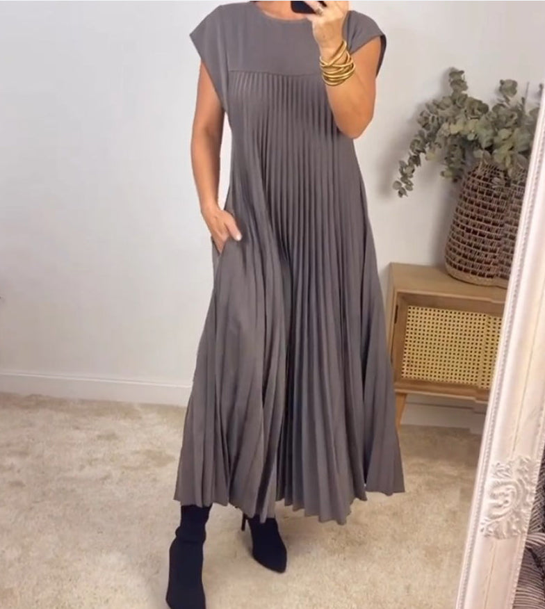 Rose – Vestido Elegante Plissado