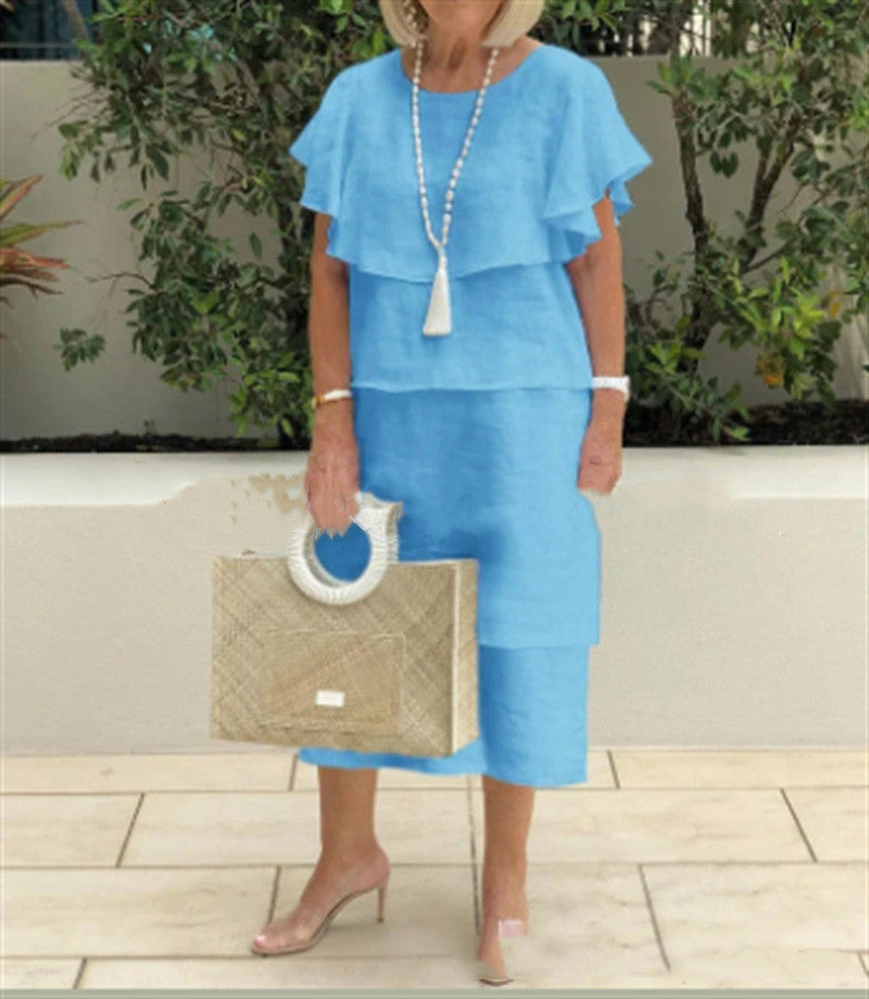 Melanie™ – Vestido Linho Clássico