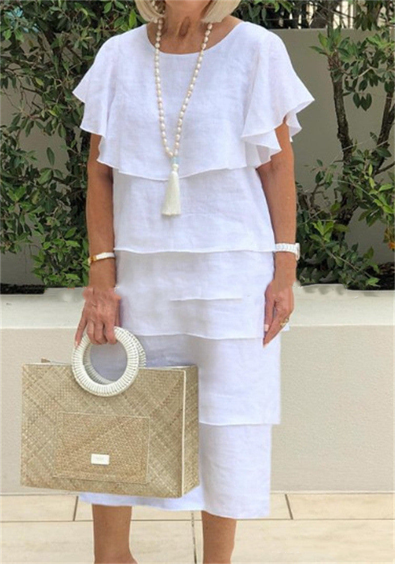 Melanie™ – Vestido Linho Clássico