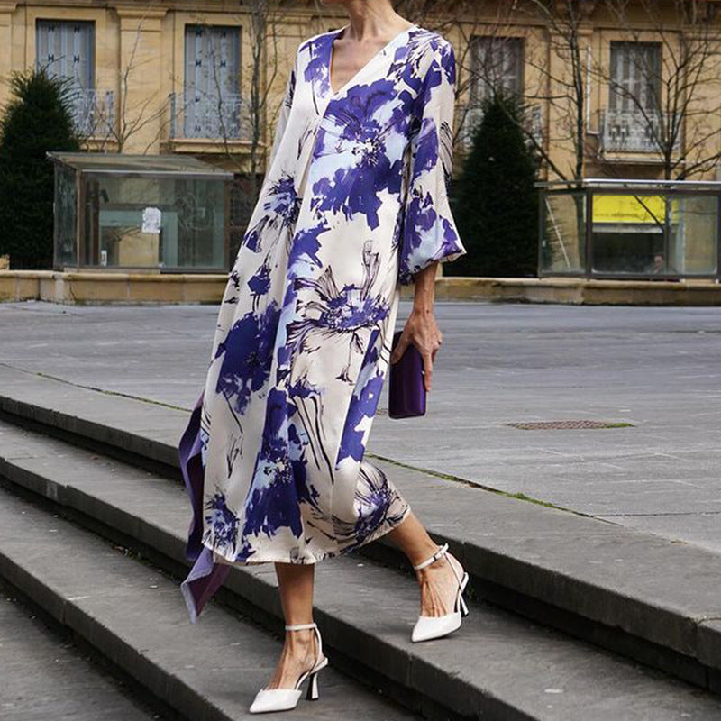 Selena™- Vestido Fluido e Sofisticado