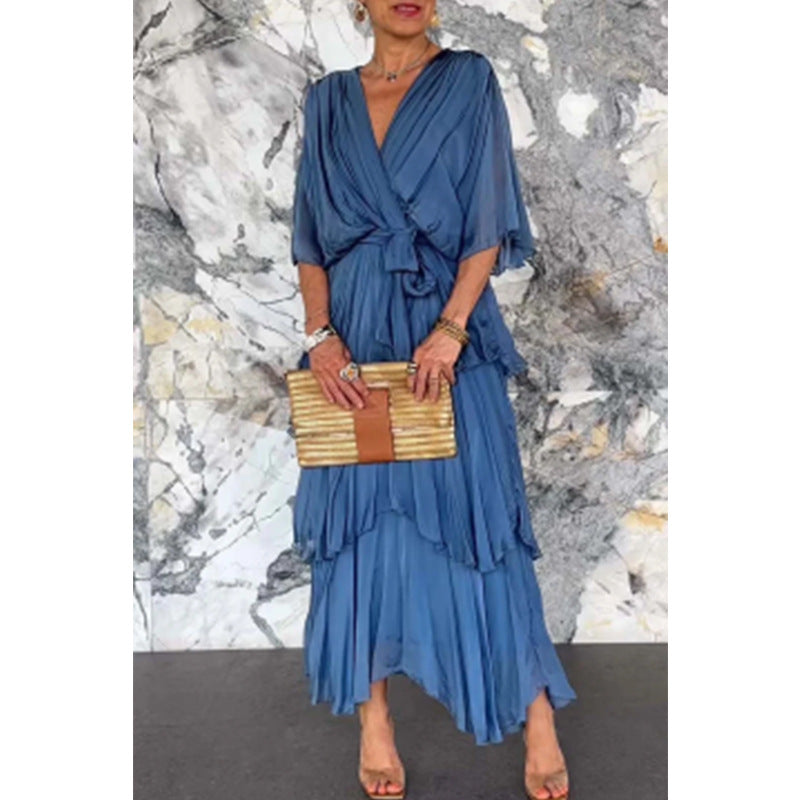 Élan – Vestido Fluido com Camadas