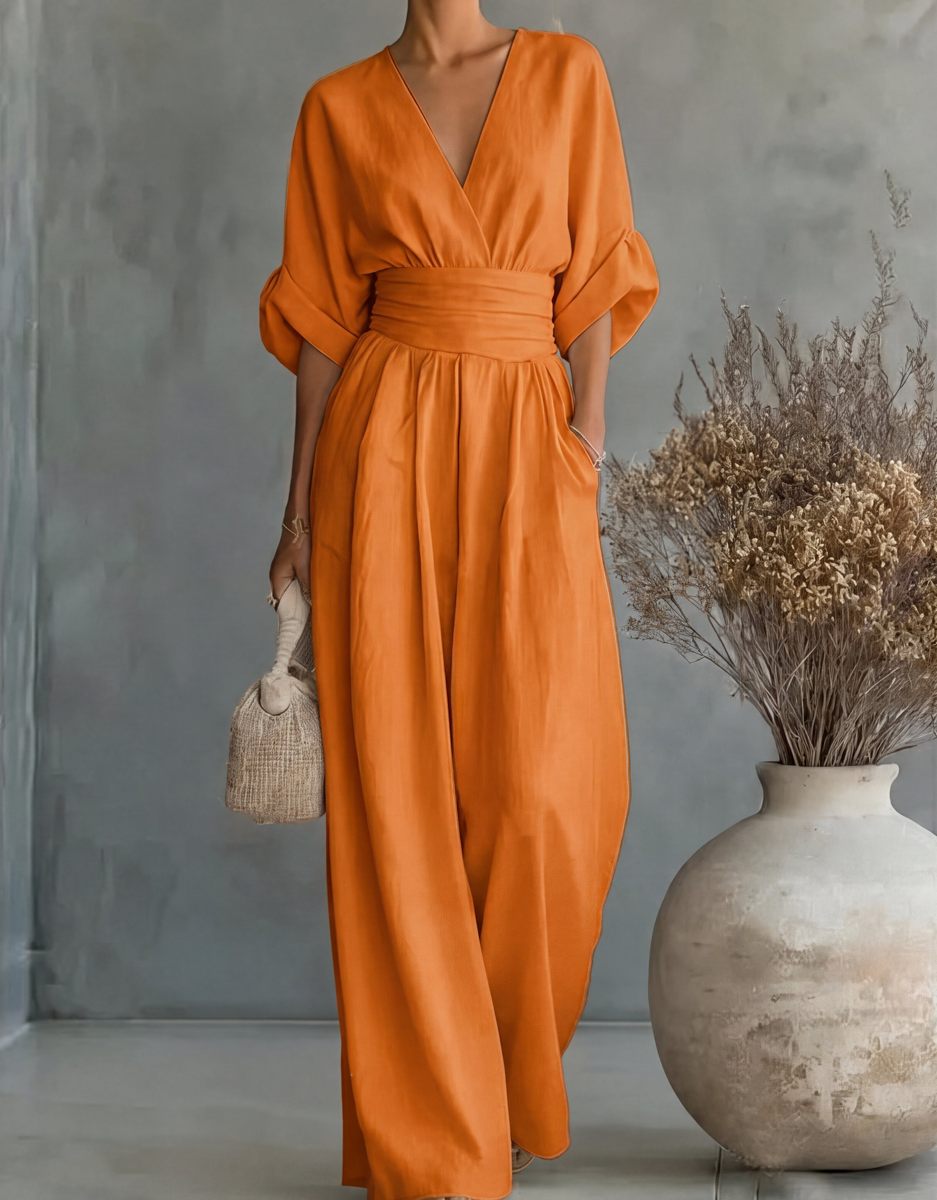 Élise™ — Macacão Elegante Fluido