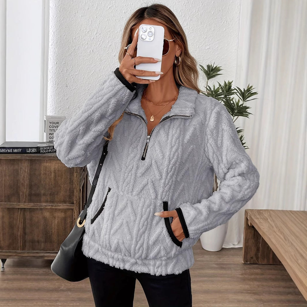 Alpine - Camisola Macia de Fecho