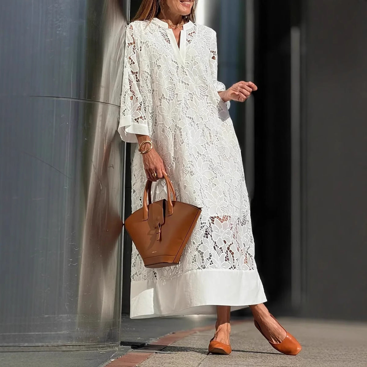 Lunara™ — Vestido de Renda Elegante