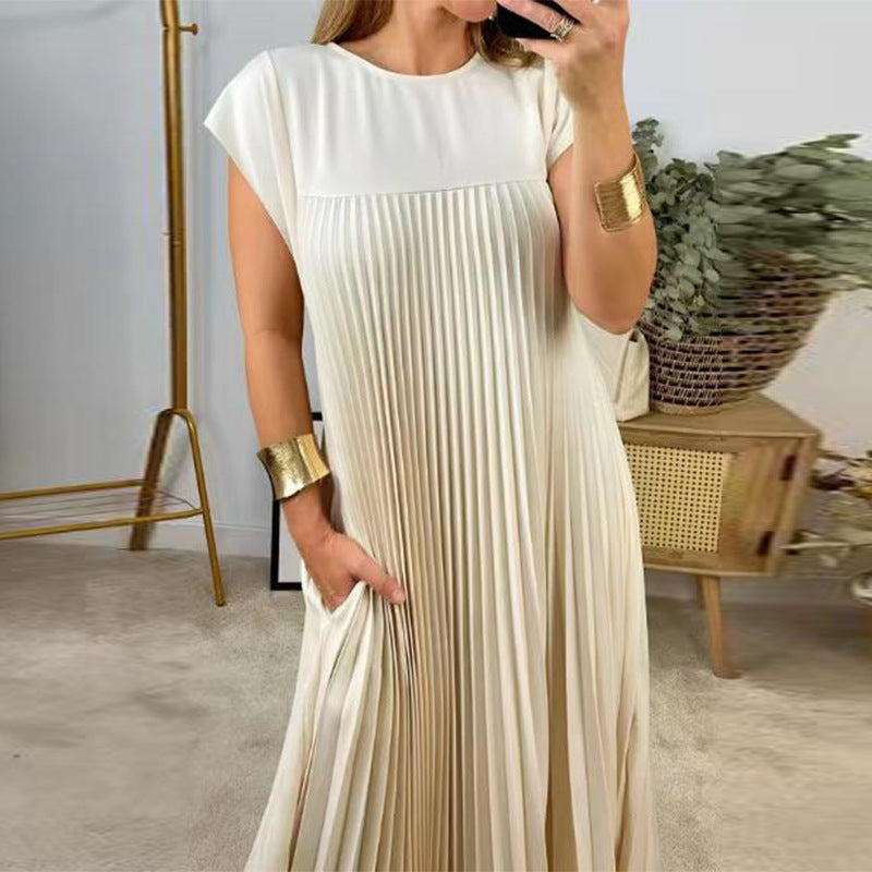 Rose – Vestido Elegante Plissado