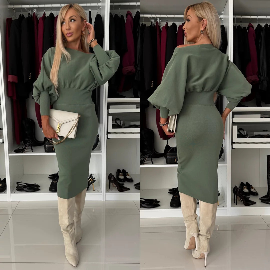 Marta - Vestido Midi de Malha