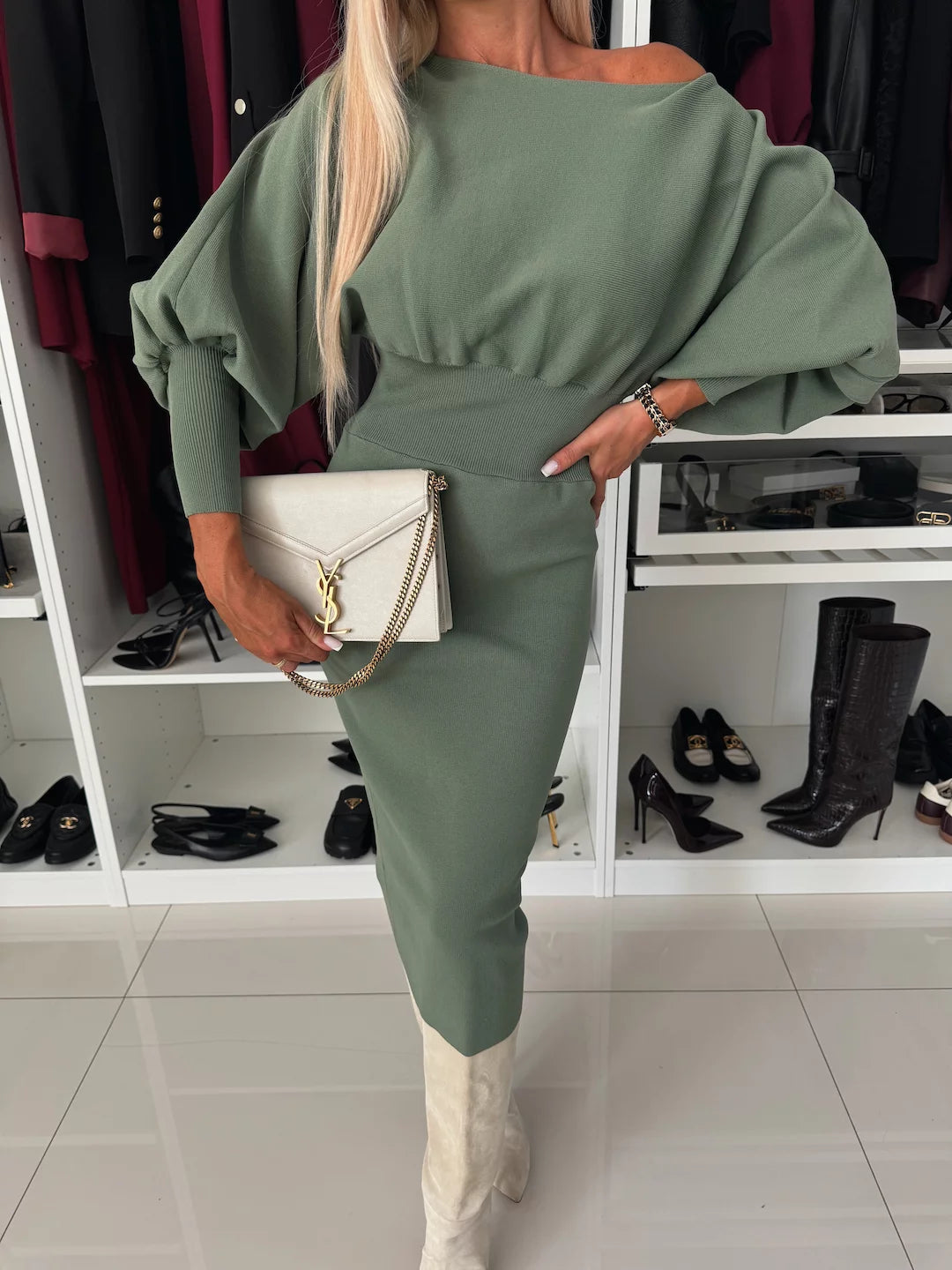 Marta - Vestido Midi de Malha