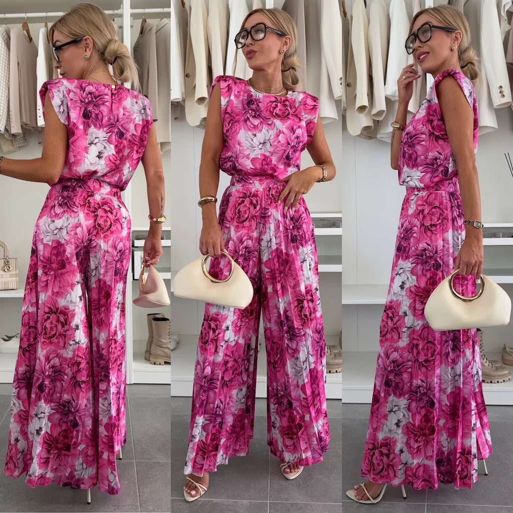 Harper | Conjunto Top e Calças Elegante