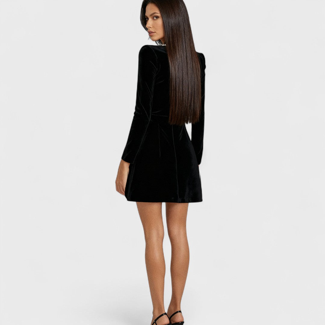 Celeste - Vestido com Cristais