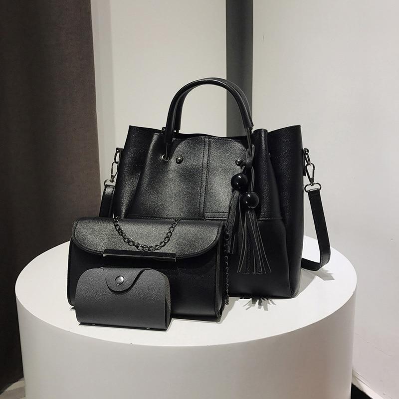 Conjunto Luxe - Bolsa + Mala Tiracolo + Carteira