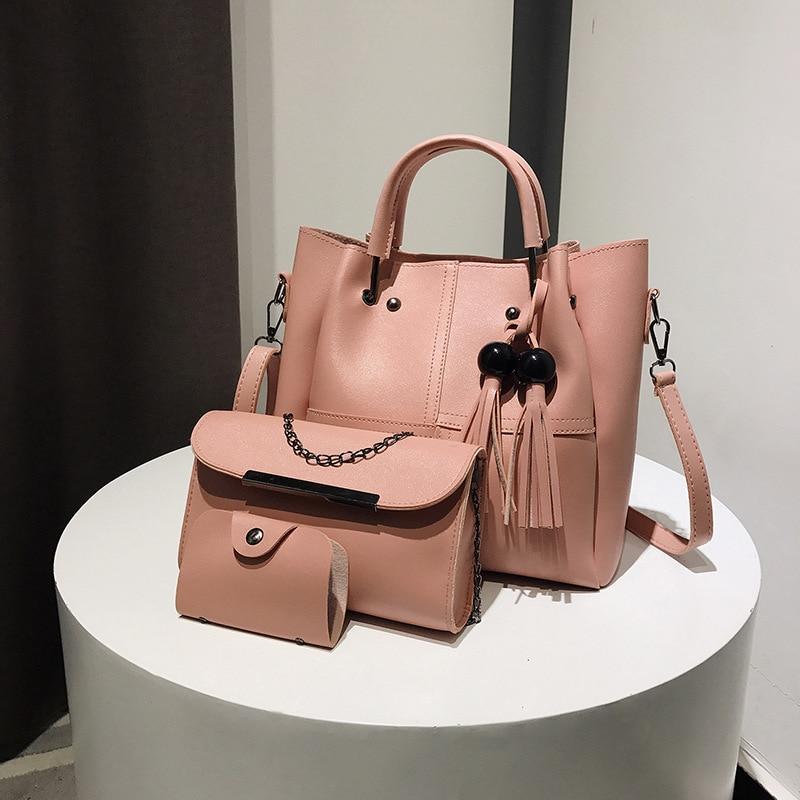 Conjunto Luxe - Bolsa + Mala Tiracolo + Carteira