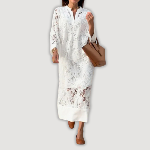 Lunara™ — Vestido de Renda Elegante