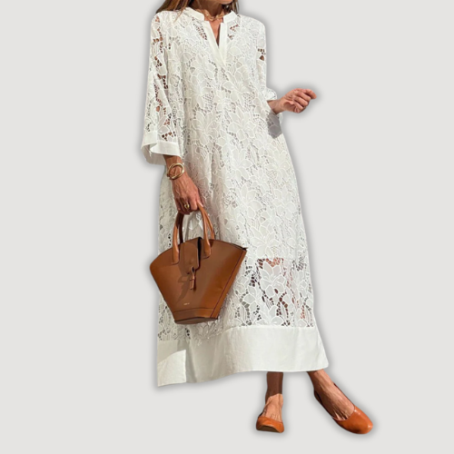 Lunara™ — Vestido de Renda Elegante